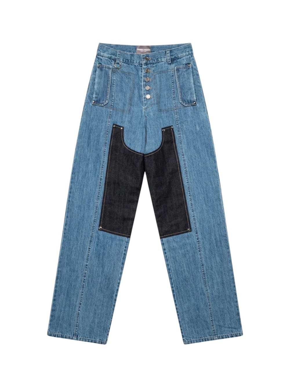 Private Policy NY Washed Panel Jeans Blue Women’s Medium
